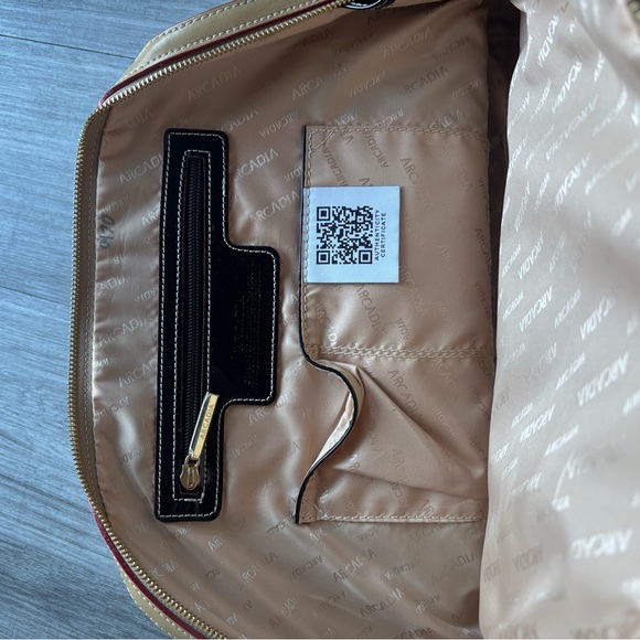 Arcadia Black and Gold Women's Handbag - Picture 3 of 5